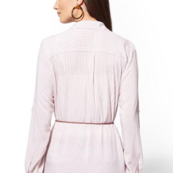 NWT - STRIPED DUSTER SHIRT - Picture 4 of 4